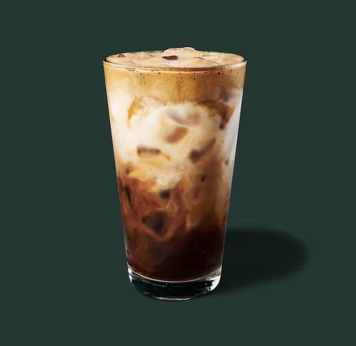 Starbucks Winter Menu 2024 - Iced Hazelnut Oatmilk Shaken Espresso