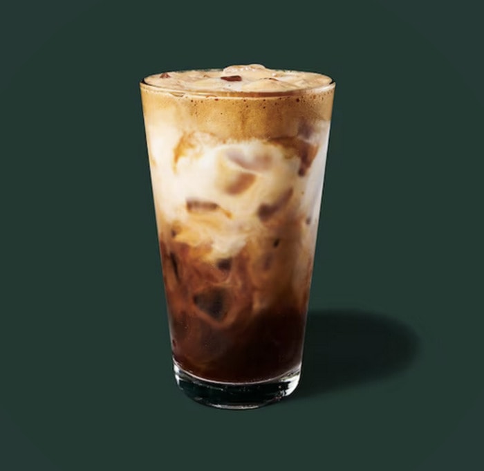 Starbucks Winter Menu 2024 - Iced Hazelnut Oatmilk Shaken Espresso