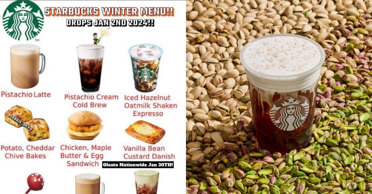 Starbucks Winter Menu 2024