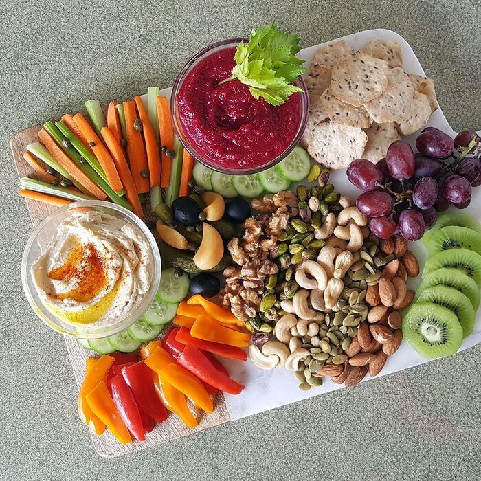 Vegan Charcuterie Board Ideas - Mediterranean Charcuterie Board