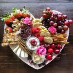 Vegan Charcuterie Board Ideas - Heart-Shaped Dessert Board
