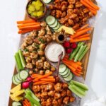 Vegan Charcuterie Board Ideas - Game Day Charcuterie Board