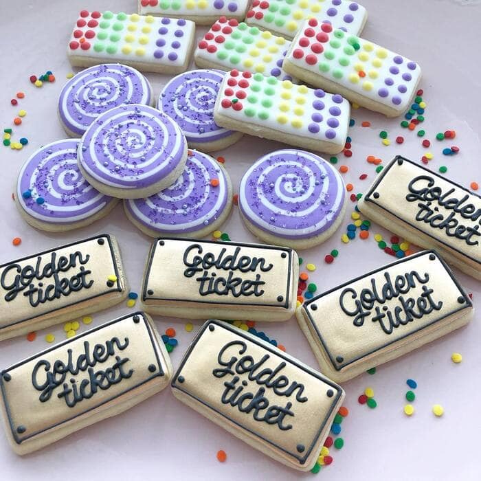 Willy Wonka Dessert Ideas - Wonka Cookies