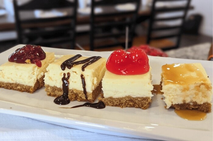 Willy Wonka Dessert Ideas - Philadelphia Cheesecake Bars