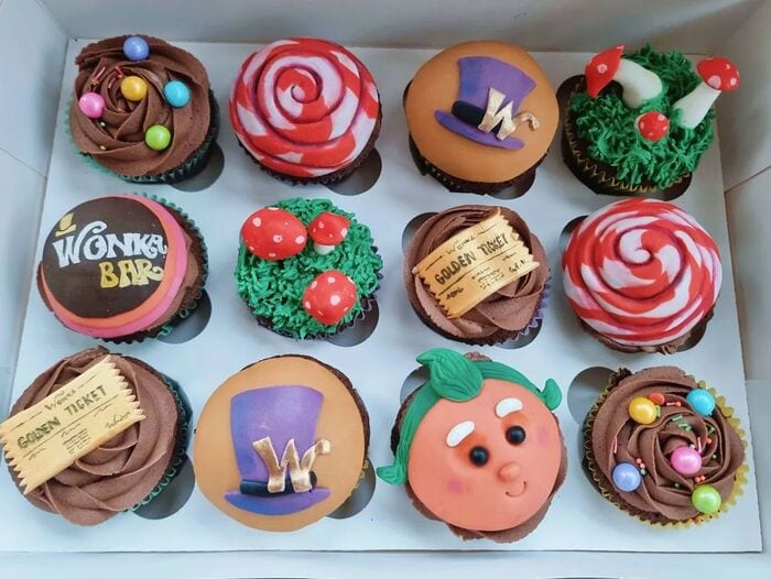 Willy Wonka Dessert Ideas - Willy Wonka Cupcakes