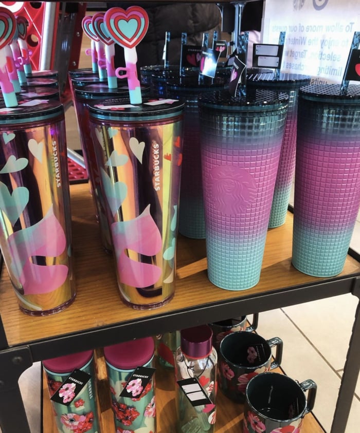 Starbucks Valentine Cups 2024 - heart tumbler