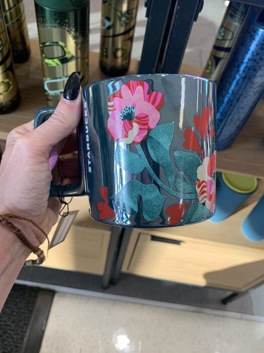 Starbucks Valentine Cups 2024 - Ceramic Flower Mug