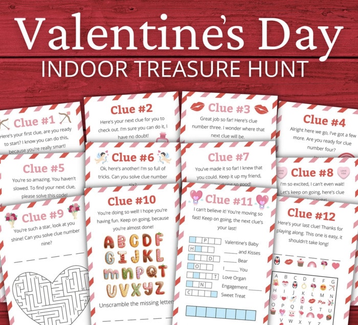 Valentine's Day Games for Adults - Scavenger Hunt