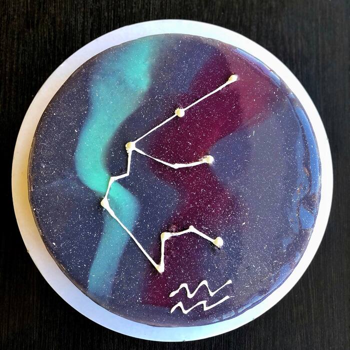 Aquarius Cakes - Aquarius Galaxy Cake