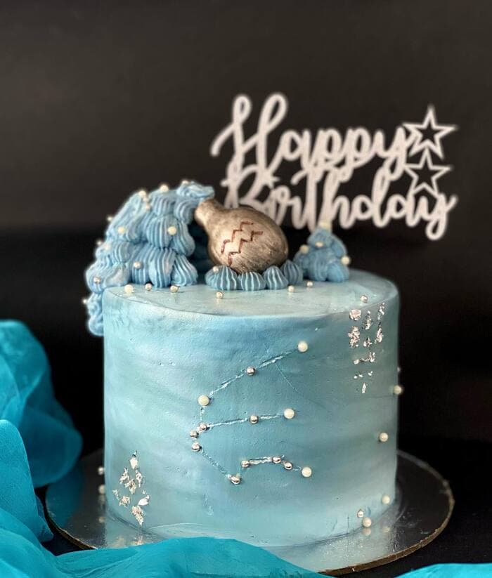 Aquarius Cakes - Pot of Water Cake