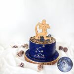 Aquarius Cakes - Aquarius Zodiac Wheel Cake