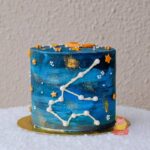 Aquarius Cakes - Starry Night Aquarius Cake