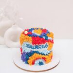 Aquarius Cakes - Groovy Aquarius Shag Cake