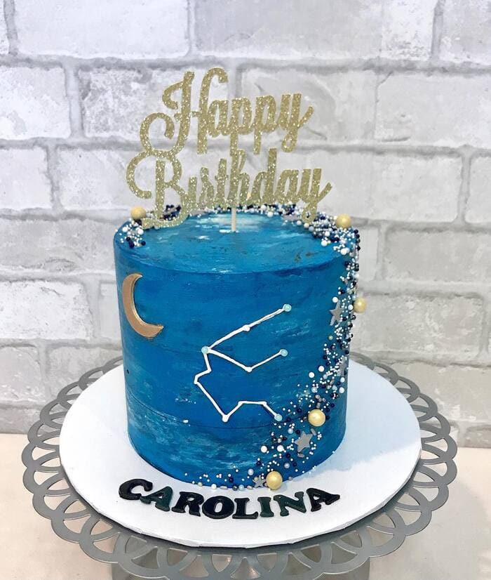 Aquarius Cakes - Aquarius Stars Cake