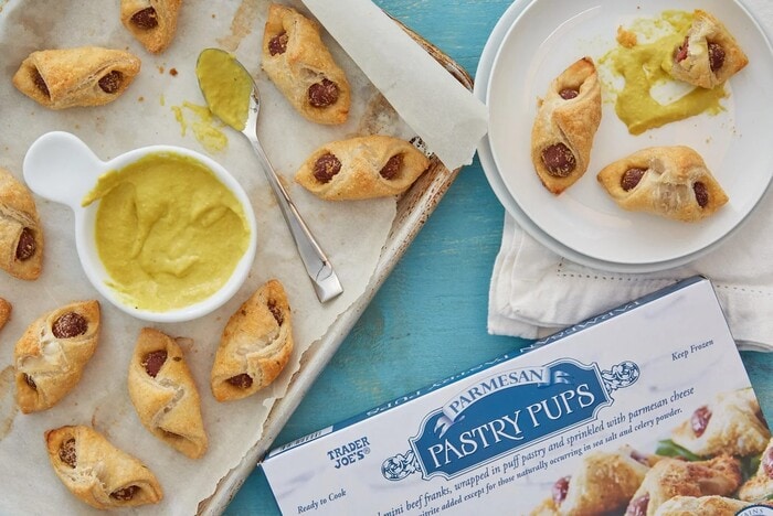 Best Trader Joes Super Bowl Snacks - Parmesan Pastry Pups