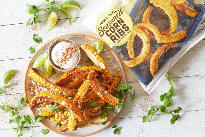 Best Trader Joes Super Bowl Snacks - Seasoned Corn Ribs