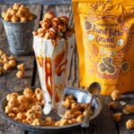 Best Trader Joes Super Bowl Snacks - Peanut Butter Caramel Coated Popcorn