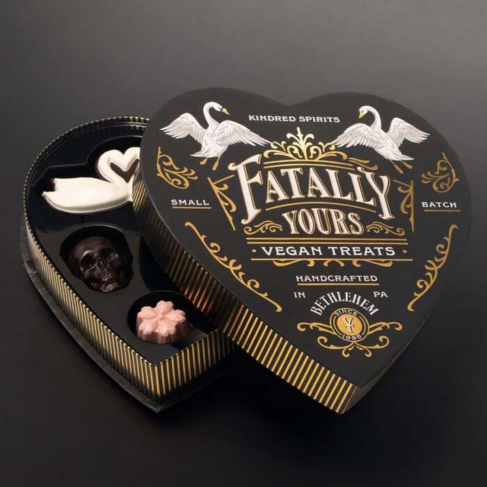 Best Valentine's Day Chocolates - Vegan Treats Fatally Yours: Birds of a Feather Chocolate Box