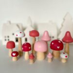 Best Valentine's Day Decor - Set of 12 Valentine’s Day Mushrooms