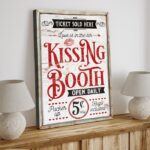 Best Valentine's Day Decor - Kissing Booth Sign