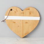 Best Valentine's Day Decor - Heart-Shaped Reclaimed Wood Cheese Board