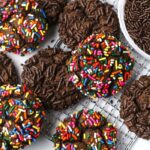 Best Winter Desserts - Chocolate Sprinkle Cookies