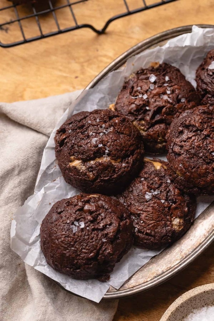 Best Winter Desserts - Peanut Butter Brownie Cookies