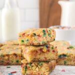 Best Winter Desserts - Funfetti Blondies