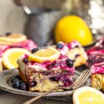 Best Winter Desserts - Lemon Blueberry Sheet Cake