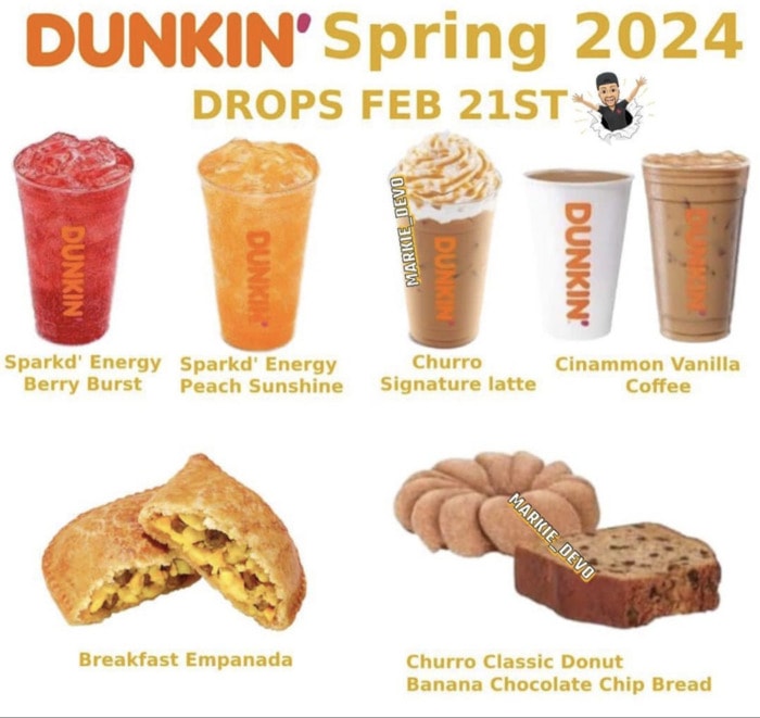 Dunkin' Spring Menu 2024
