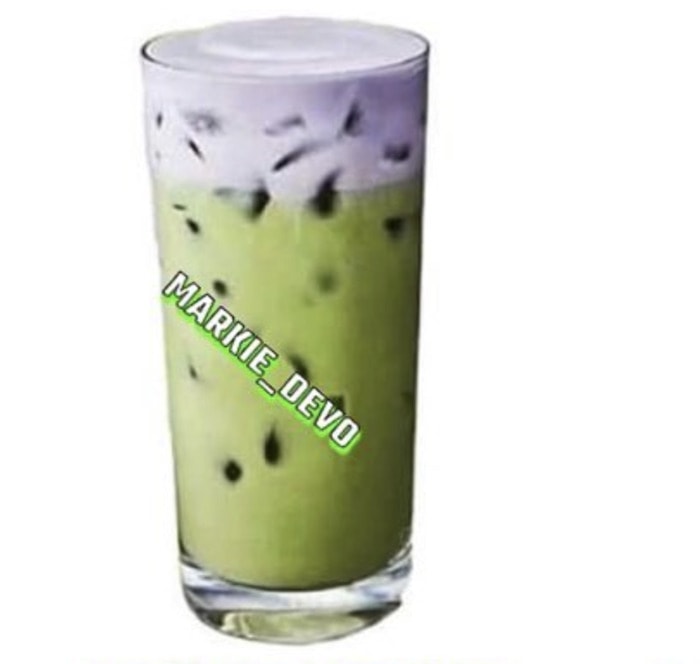 Starbucks Spring Menu - Iced Lavender Oatmilk Matcha