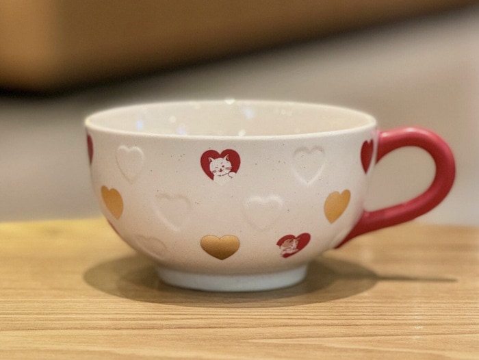Starbucks Cat Cups 2024 - cat latte mug