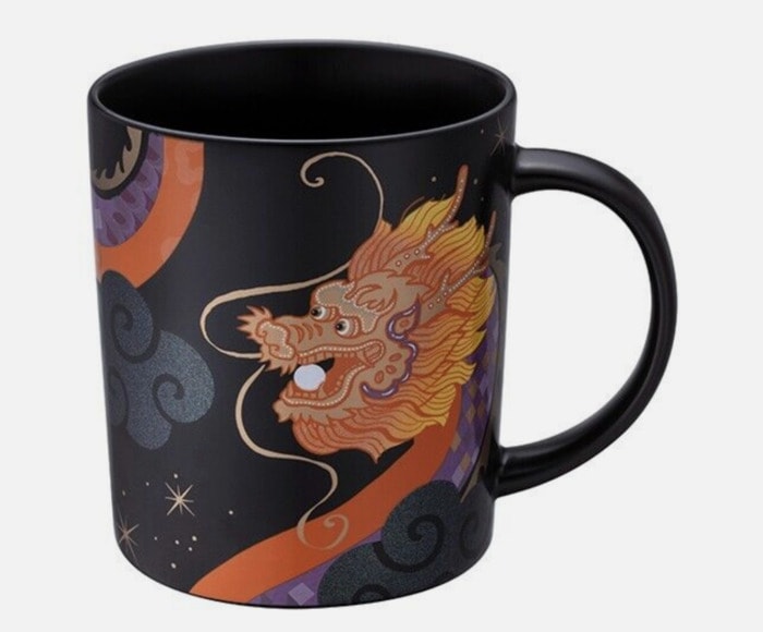 Starbucks Year of the Dragon Cups - taiwan night mug