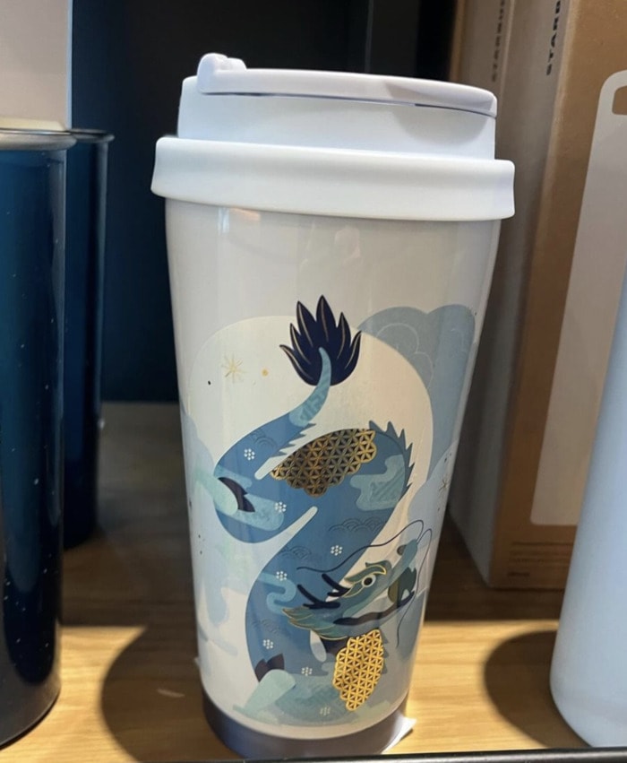 Starbucks Year of the Dragon Cups - korea blue dragon tumbler