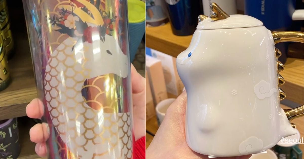 The Starbucks Year of the Dragon Cups for 2024 Are Pretty Rad Let's