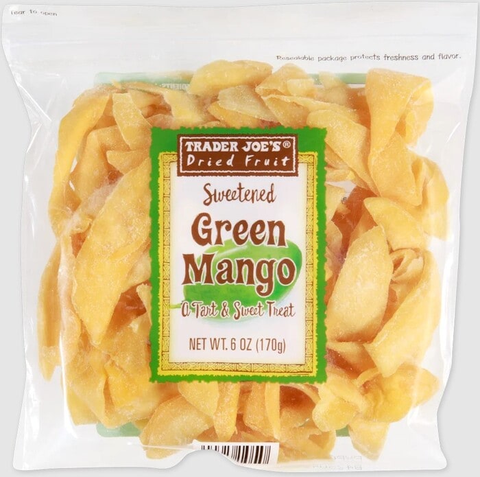 Trader Joe's New January 2024 - Sweetened Green Mango