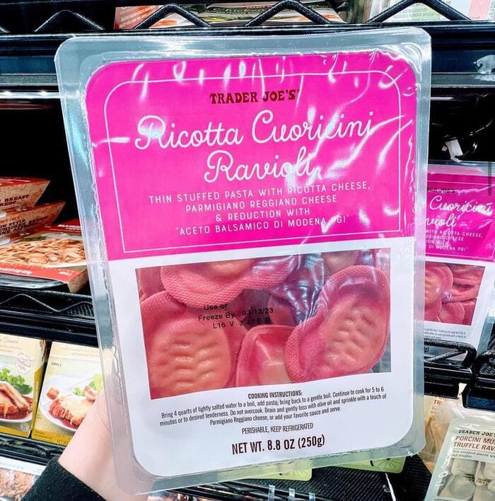 Trader Joe's New January 2024 - Ricotta Cuoricini Ravioli