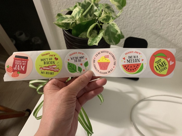 Trader Joes Valentine's Products 2024 - Valentine's Stickers