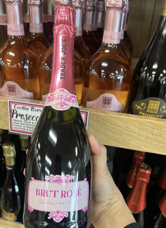 Trader Joes Valentine's Products 2024 - Brut Rosé French Sparkling Wine