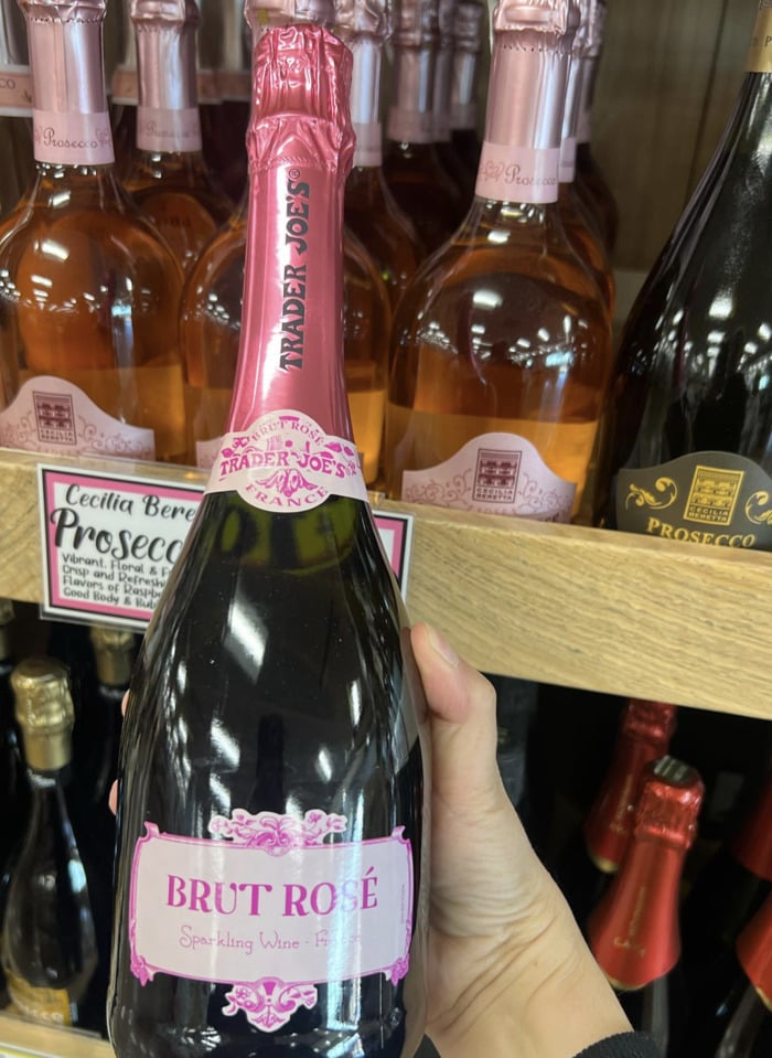 Trader Joes Valentine's Products 2024 - Brut Rosé French Sparkling Wine