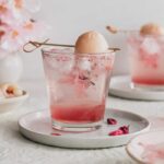 Valentine's Day Cocktails - Sakura Lychee Fizz