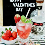 Valentine's Day Cocktails - Sparkling Tequila Kiss
