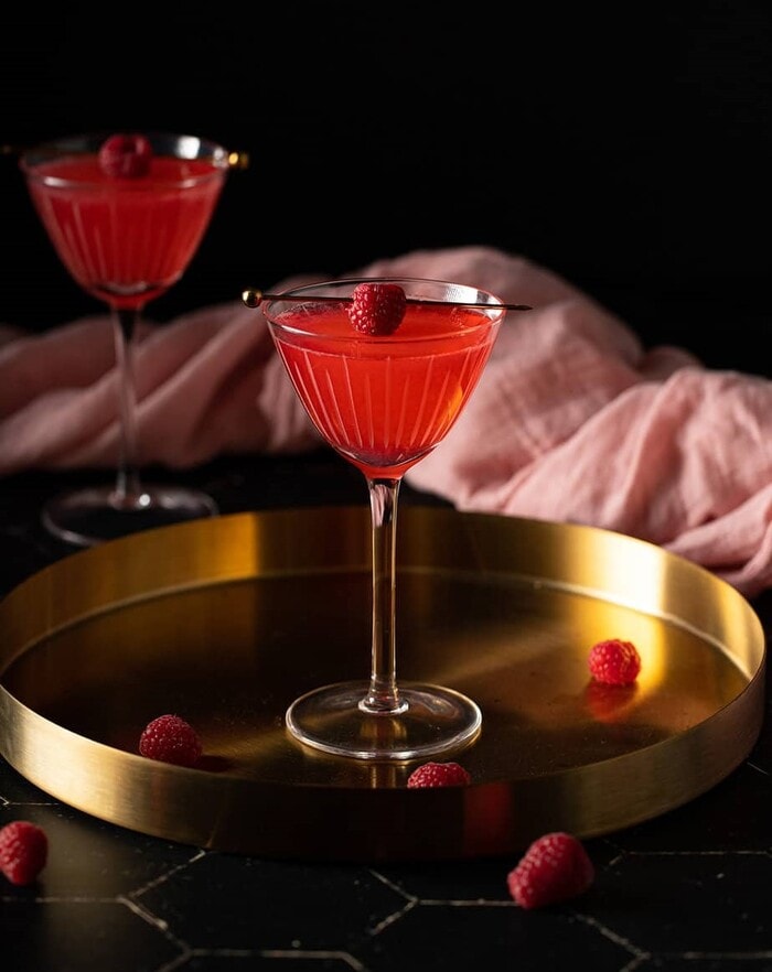 Valentine's Day Cocktails - Raspberry Martini