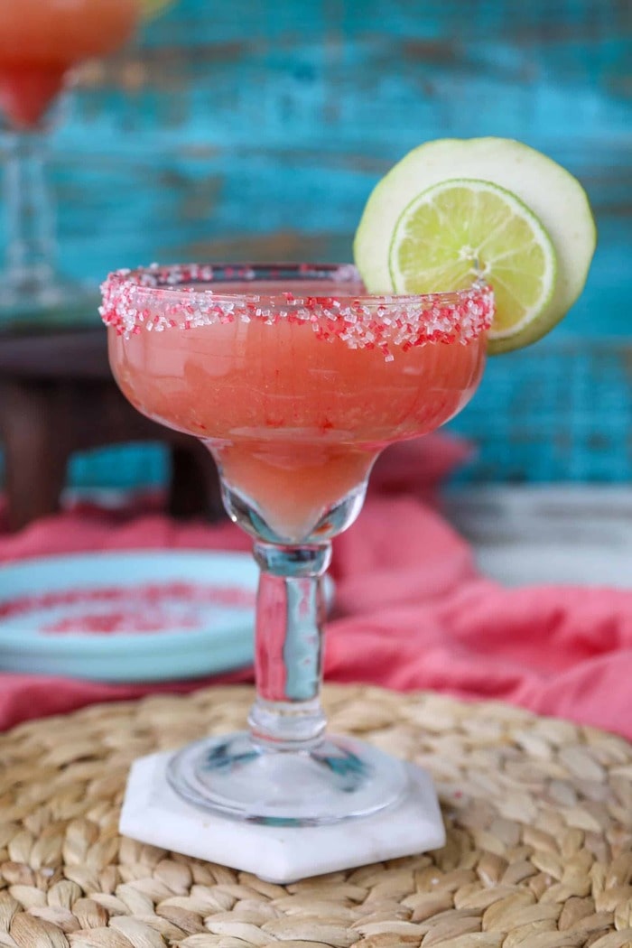 Valentine's Day Cocktails - Guava Margarita