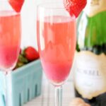 Valentine's Day Cocktails - Strawberry Mimosa