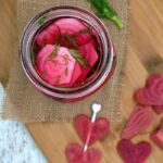 Valentine's Day Cocktails - Pickled Beet Dirty Martini