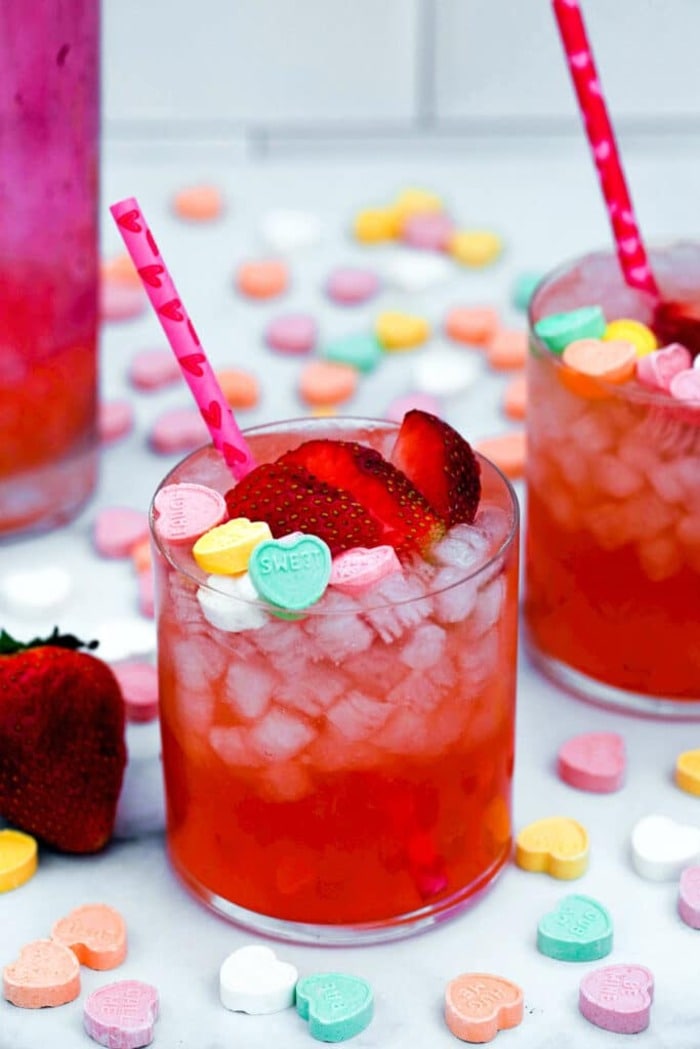 Valentine's Day Cocktails - Strawberry Vanilla Love Potion