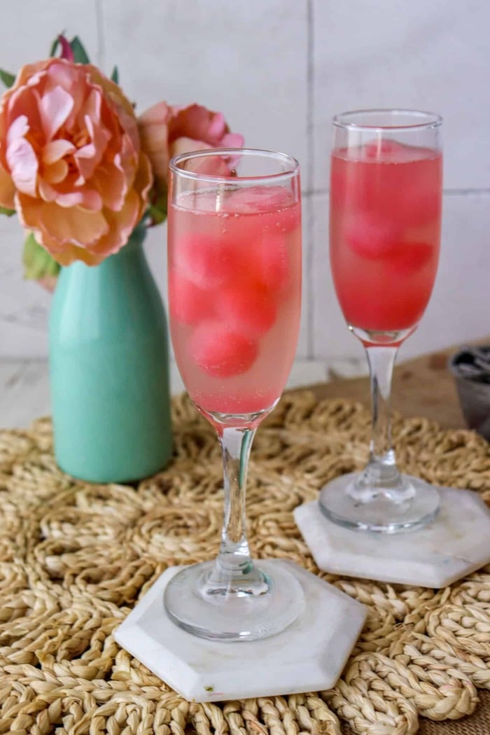 Valentine's Day Cocktails - Guava Mimosa