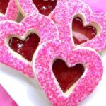 Valentine's Day Cookies - Stained Glass Heart Cookies