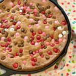 Valentine's Day Cookies - Valentine’s Day Chocolate Chip Skillet Cookie